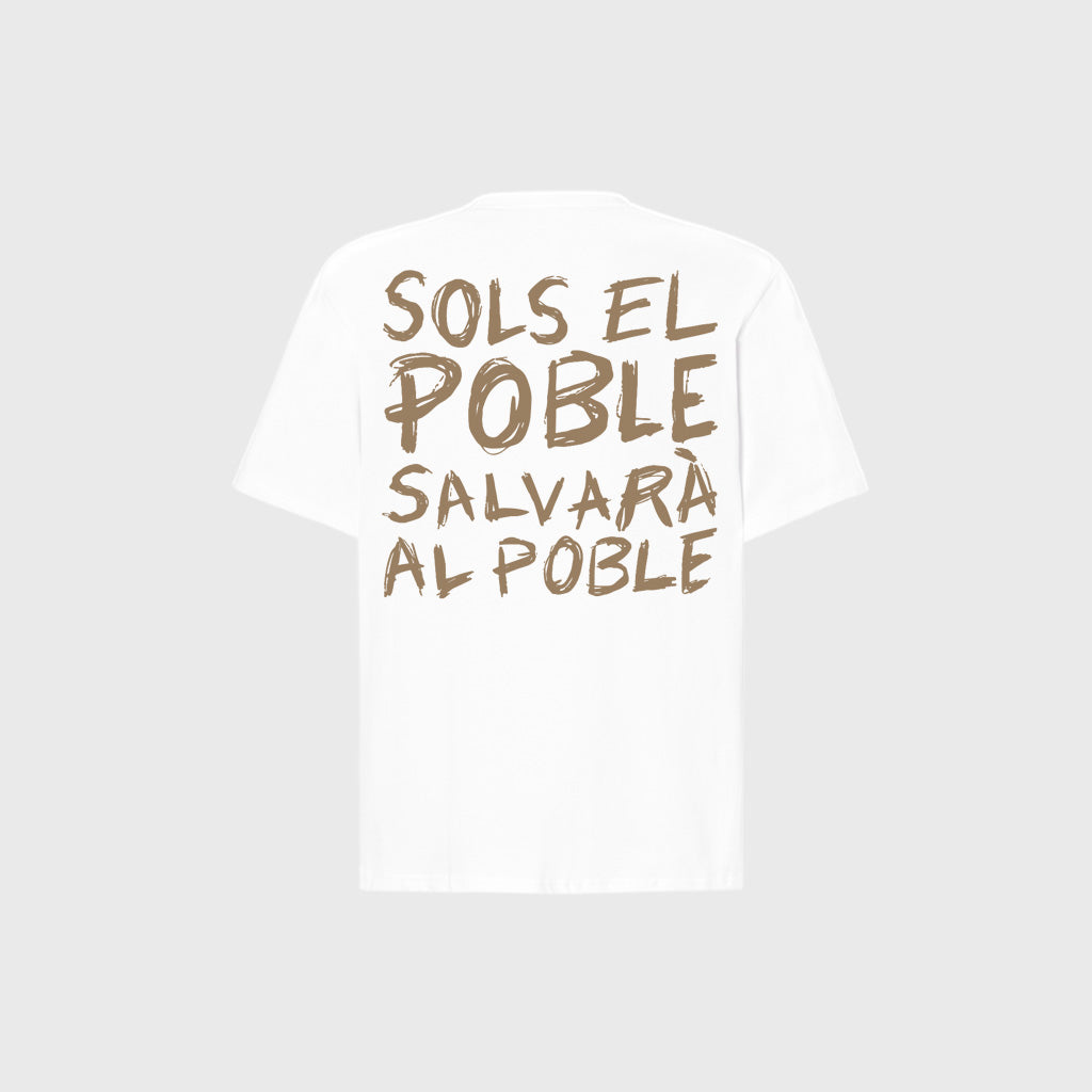 CAMISETA BLANCA "EL POBLE"