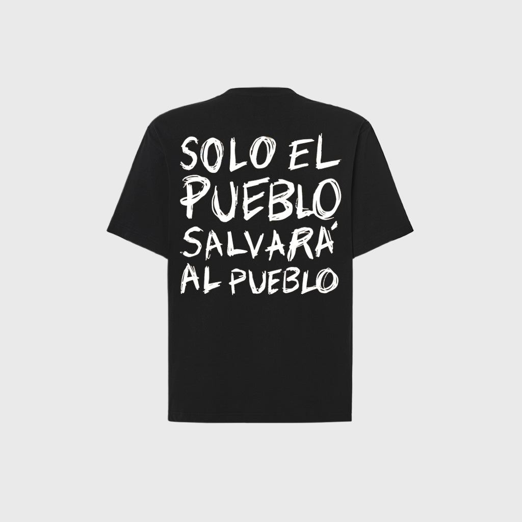 CAMISETA NEGRA "EL POBLE"