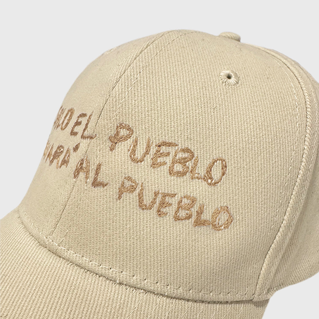 GORRA BEIGE "EL POBLE"