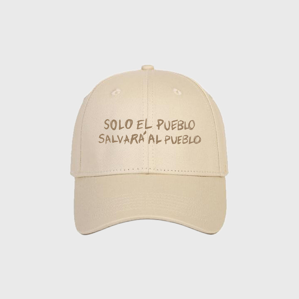 GORRA BEIGE "EL POBLE"