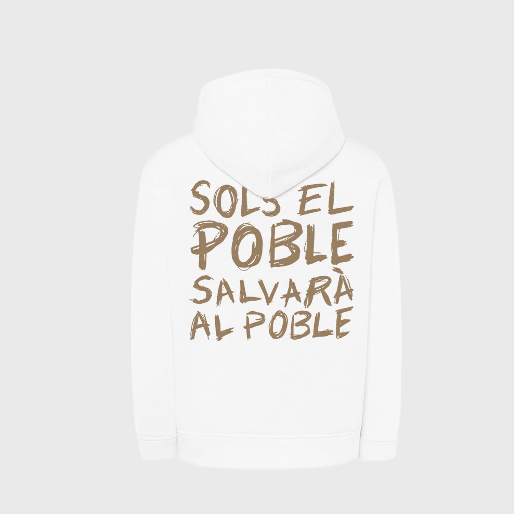 SUDADERA BLANCA "EL POBLE"