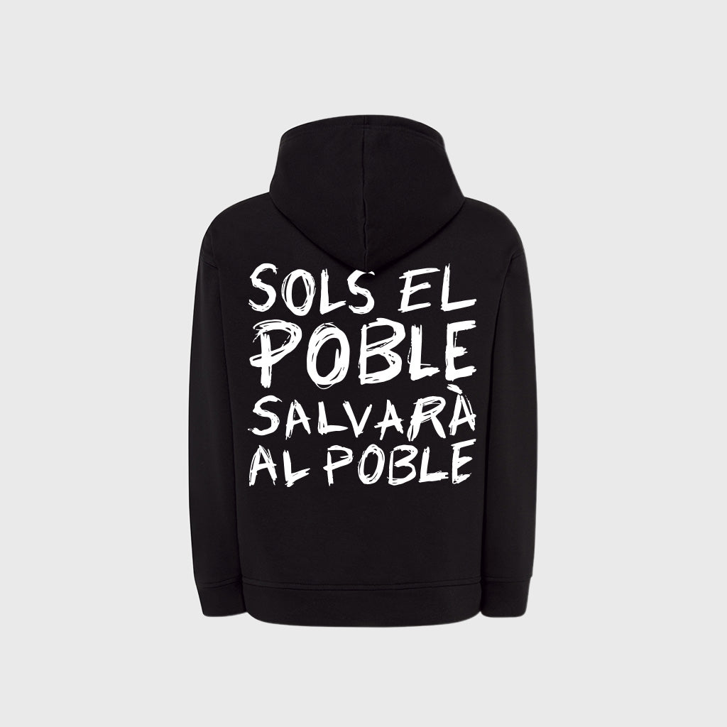 SUDADERA NEGRA "EL POBLE"